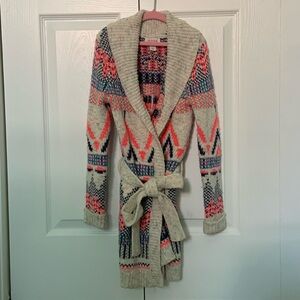 Cat & Jack Girls long Tie Sweater